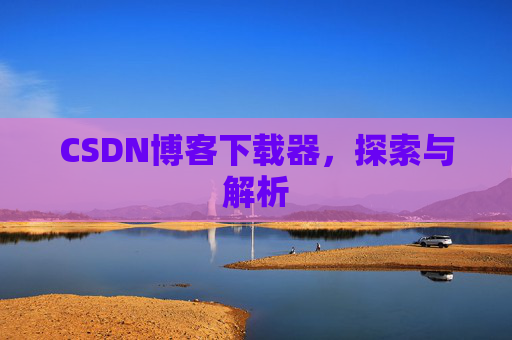 CSDN博客下载器，探索与解析